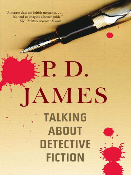 Title details for Talking About Detective Fiction by P. D. James - Wait list